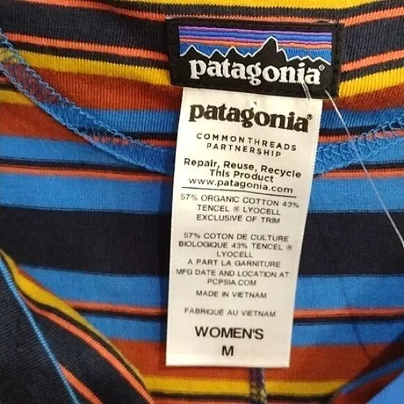 New Patagonia Kamala Cowl Neck Dress Size Medium - Picture 4 of 9